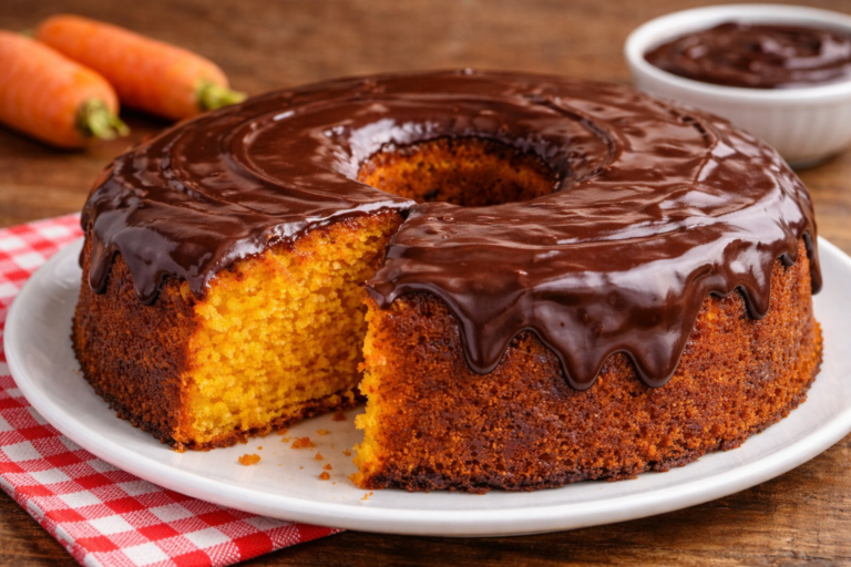 Bolo de Cenoura Simples e Fofinho: Receita Fácil que Sempre Dá Certo
