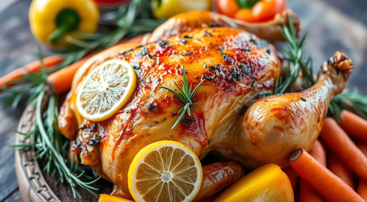 Frango Assado com Ervas e Limão – Simples Saudável e Delicioso