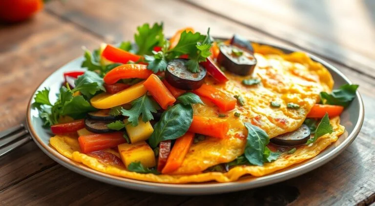 Omelete de Legumes Perfeita: Técnica da Aeração para Textura Impecável e Proteína de Alto Valor Biológico