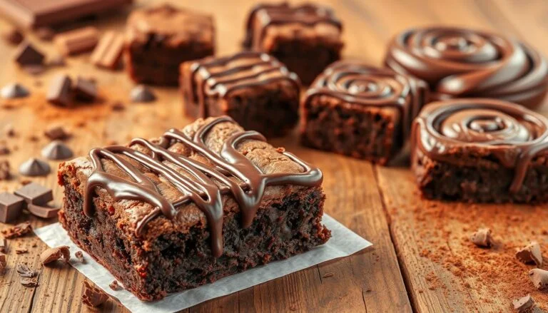 variações brownie chocolate